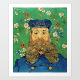 Portrait of Joseph Roulin by Vincent Van Gogh, 1889 Art Print