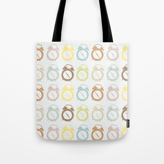 clocks pattern Tote Bag