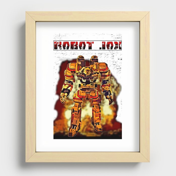 Robot Jox Recessed Framed Print