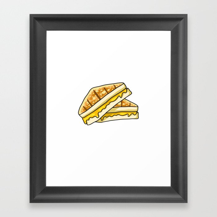 Grilled Cheese Sandwich Maker Toaster Framed Art Print