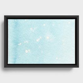 Faded Stars Framed Canvas