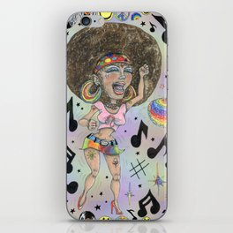 The dancing disco queen iPhone Skin