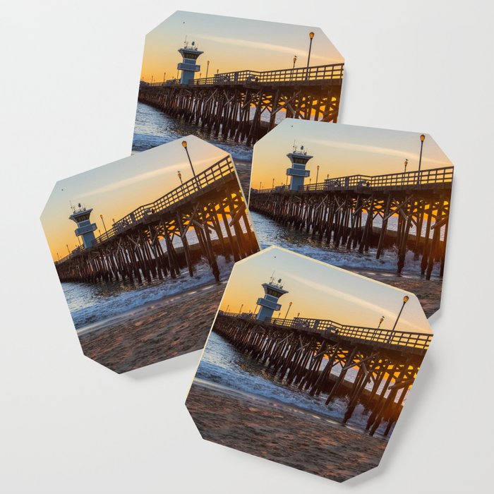 Seal Beach Sunset Coaster