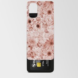 rosewood pink floral bouquet aesthetic assemblage Android Card Case