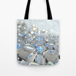Diamond Blue Tote Bag
