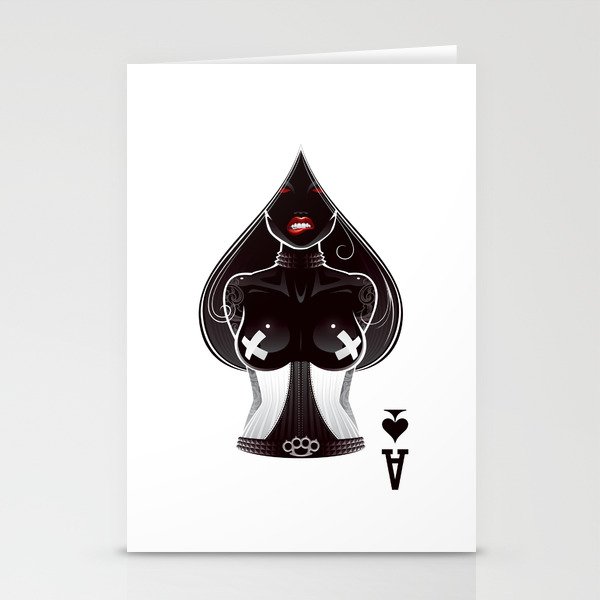 Ace of Spades Stationery Cards