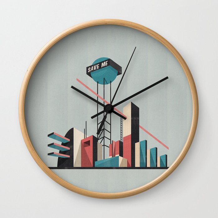 Save me city Wall Clock