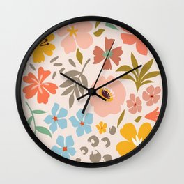 Flower Market Amsterdam Wall Clock