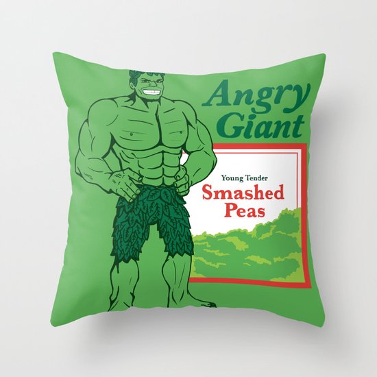 Not So Jolly Throw Pillow