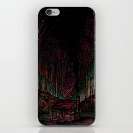 That Evil Cabin in Those Haunted Woods iPhone Skin
