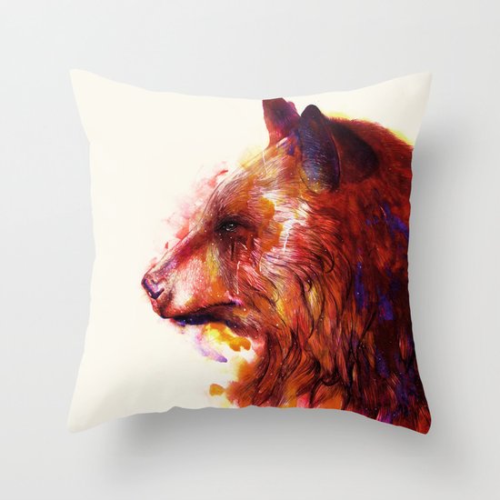 Grizzly Throw Pillow