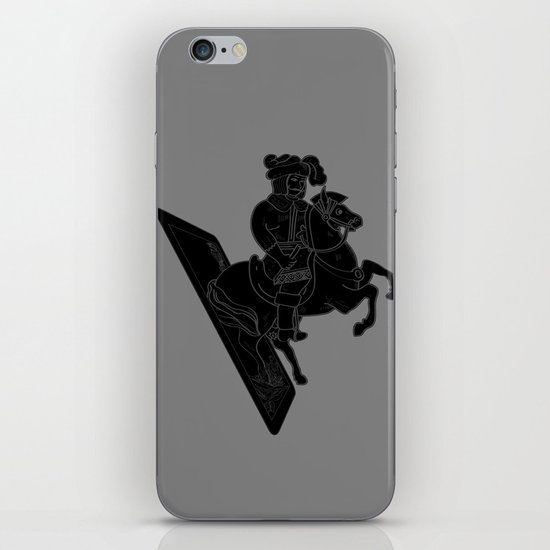 LAST CARD IN THE DECK BLACK iPhone & iPod Skin