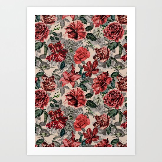 Vintage Botanic Garden Art Print
