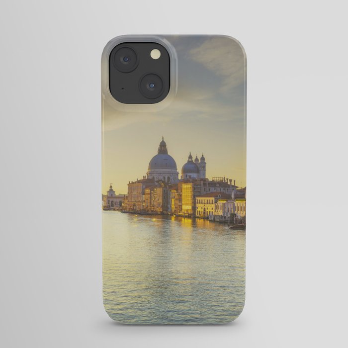 Venice Grand Canal and Santa Maria della Salute church iPhone Case