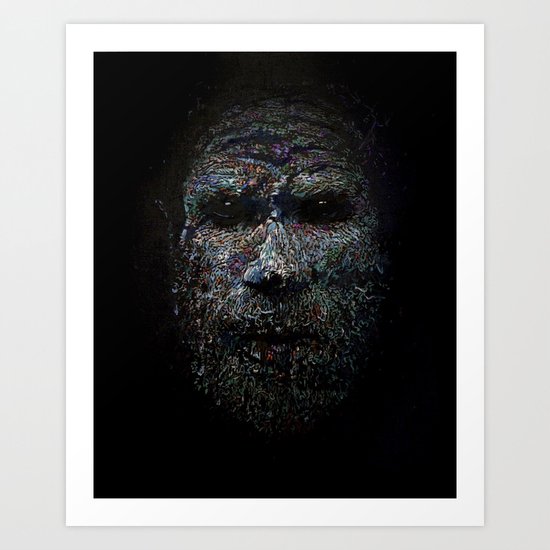 Chimbu Man Art Print