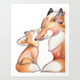 Foxy and Sweet Art Print