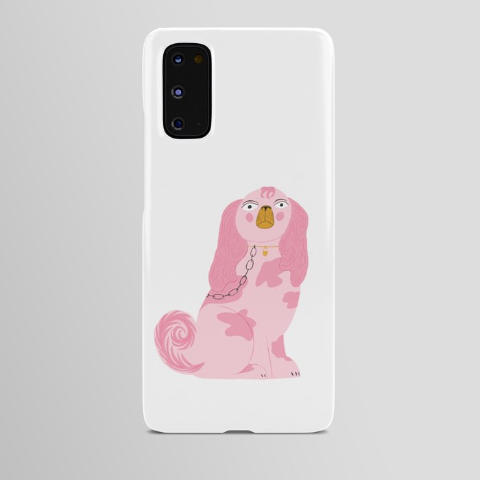 Pink Staffordshire Dog Android Case
