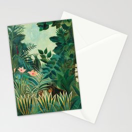 Henri Rousseau, Jungle, Art Prints Stationery Card