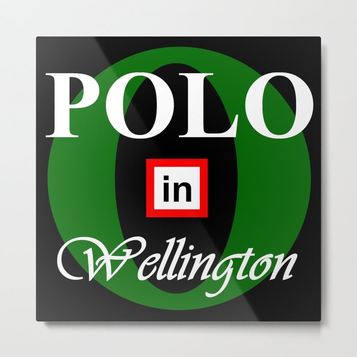 POLO in Wellington Logo Metal Print