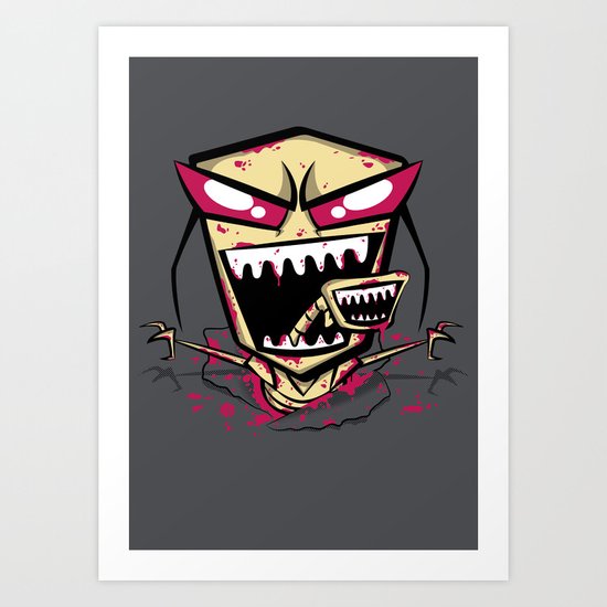 Chest burst of Doom Art Print