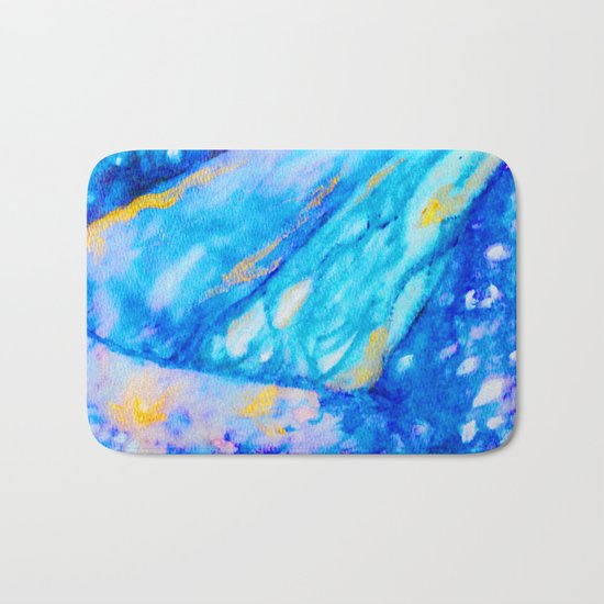 Rain in the Sun Bath Mat