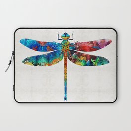 Colorful Dragonfly Art By Sharon Cummings Laptop Sleeve