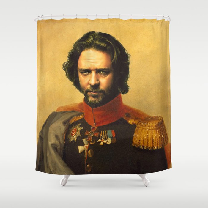 Russell Crowe - replaceface Shower Curtain
