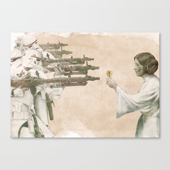 Flowers for Alderaan Canvas Print