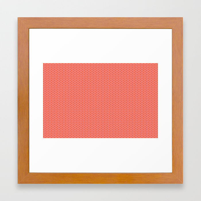 U16 knit pink framed art print by uppercase society6
