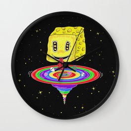 Outer space trip Wall Clock