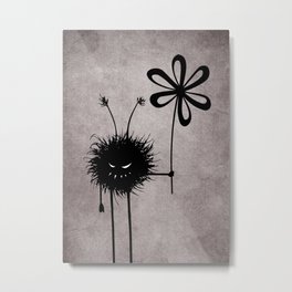 Evil Flower Bug Metal Print