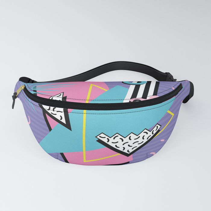 Memphis Pattern 57 - 80s - 90s Retro / 2nd year anniversary design Fanny Pack