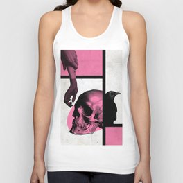 Death Mondrian in pink and black Tank Top
