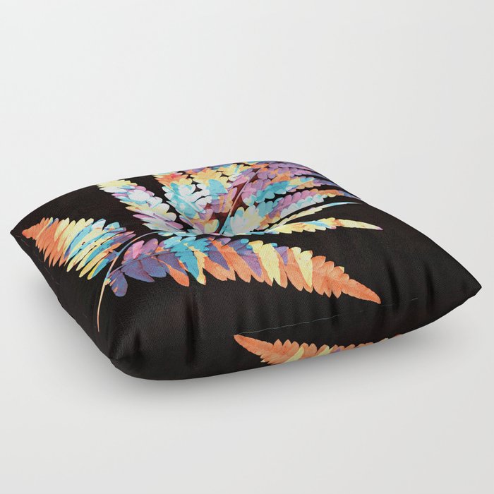 Fern in disguise - autumn Floor Pillow