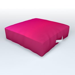 Hot Pink Red Ombre Outdoor Floor Cushion | Teen, Gradient, Sexy, Neon, Bright, Hotpink, Graphicdesign, Pink, Simple, Warm 