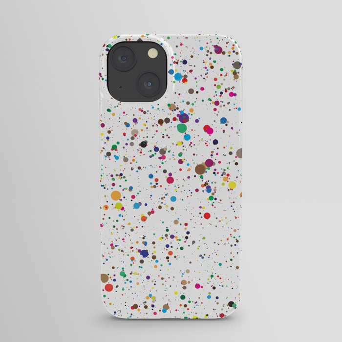 Confetti Paint Splatter iPhone Case