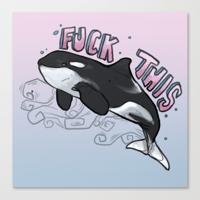 Another Orca Canvas Print
