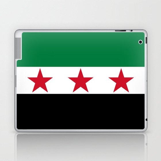 Independence flag of Syria Laptop & iPad Skin