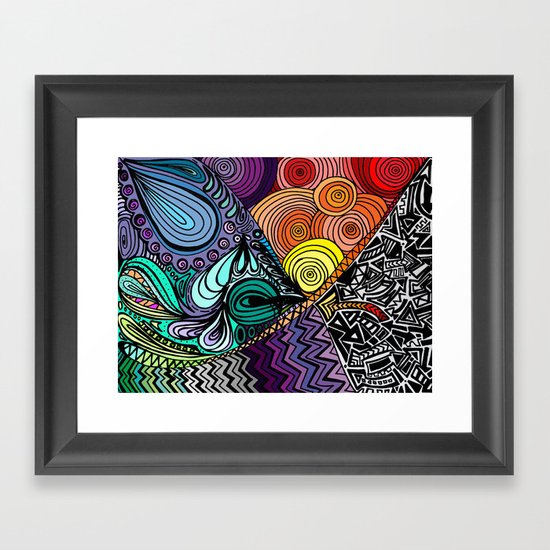 Extrovert Framed Art Print