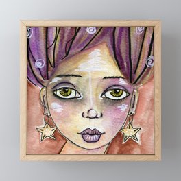 Maya - Soulful Girl Collection Framed Mini Art Print