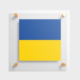 Ukraine Flag Print Ukrainian Country Pride Patriotic Pattern Floating Acrylic Print