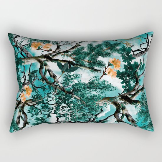 Natural Camouflage Rectangular Pillow