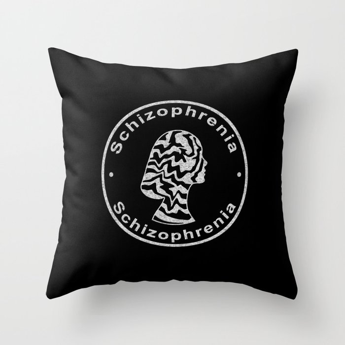 Schizophrenia, Psychology Concept Throw Pillow