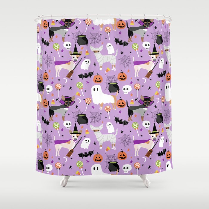 Chihuahua Halloween Cute Spooky Seasonal Dog Pattern Chihuahuas