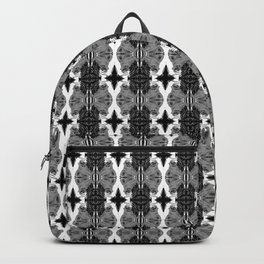 Uh Oh: Black and White-Inverted Backpack | Gray, Grey, Hat, Cool, Jeffreyjirwin, Bold, Sailor, Blackandwhite, Pretty, Graphicdesign 