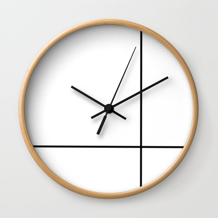 Intersection Wall Clock