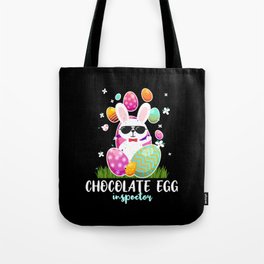 Chocolate Egg Kawaii Cute Bunny Egg Easter Sunday Tote Bag