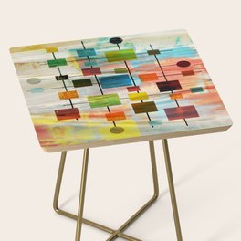 Mid-Century Modern Art 1.3 -  Graffiti Style Side Table