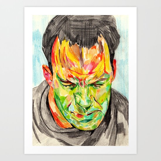 The Mask : After Frued Art Print