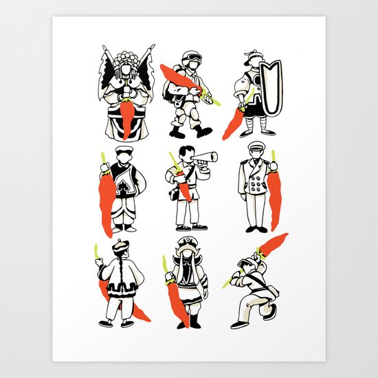 "Why Revolutionaries Love Spicy Food" by Jackie Ferrentino for Nautilus Art Print